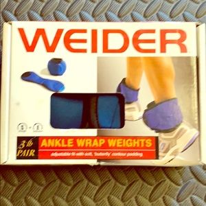 Weider 3lb Pair Ankle Wrap Weights